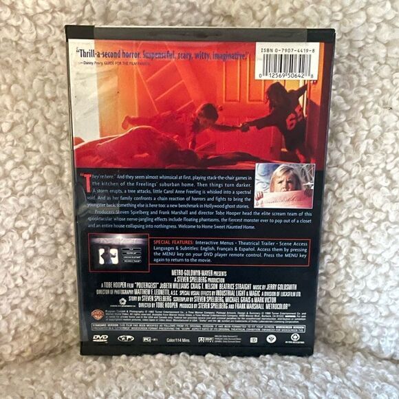 Steven Spielberg’s Poltergeist Movie DVD - Picture 2 of 2